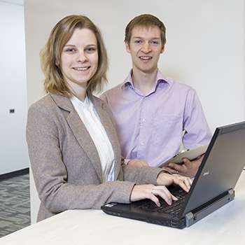 Anna Glybina and Stewart Nadurak