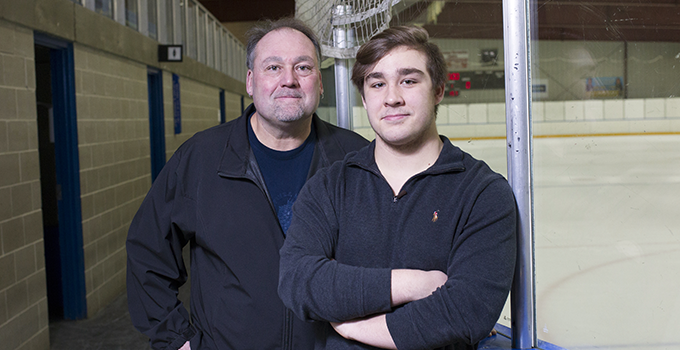 Photo of Bob Ronyck and his son, Brandyn