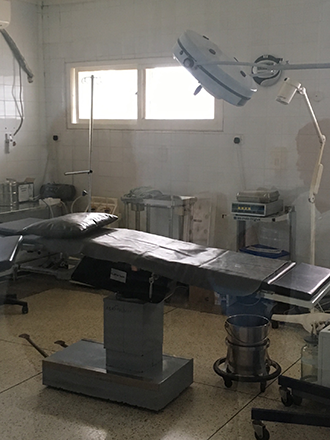 Photo of an operating room in the Agbozume Hospital in Ketu