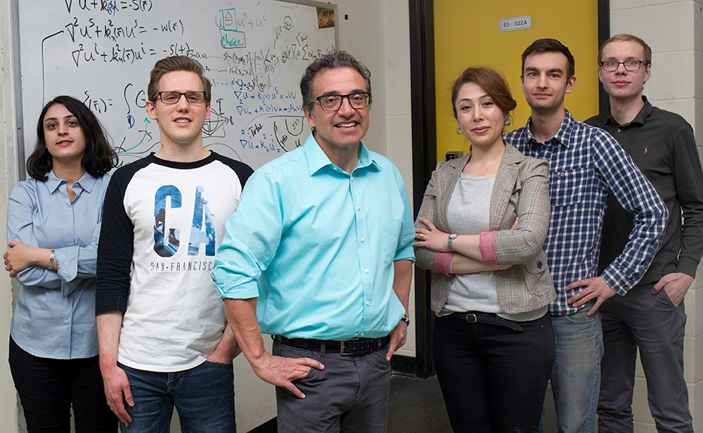Photo of Forouz Mahdinezhad, Kevin Brown, Joe LoVetri, Nasim Abdollahi, Max Hughson and Nicholas Geddert