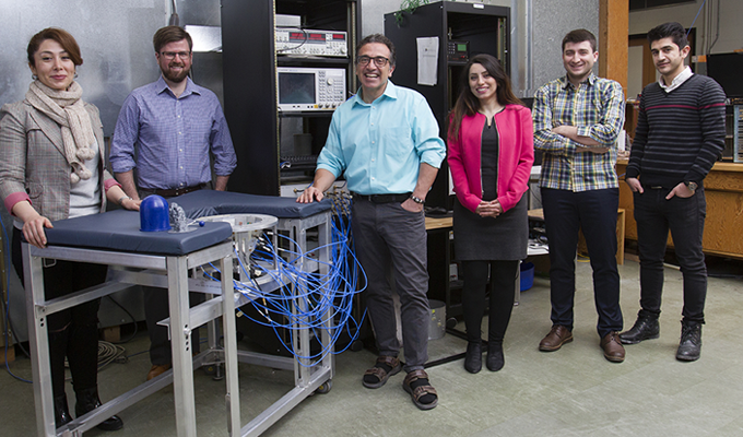 Photo of Nasim Abdollahi, Cameron Kaye, Joe LoVetri, Tamanna Eini Keleshteri, Amir Ghasemi and Vahab Khoshdel