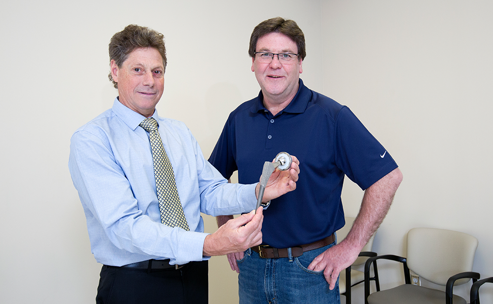 Photo of Dr. David Hedden and Paul Hughes