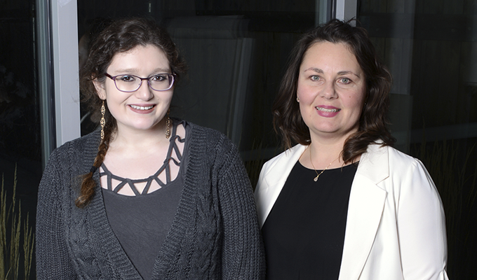 Photo of Paula Orecklin and Tracy Thiele 